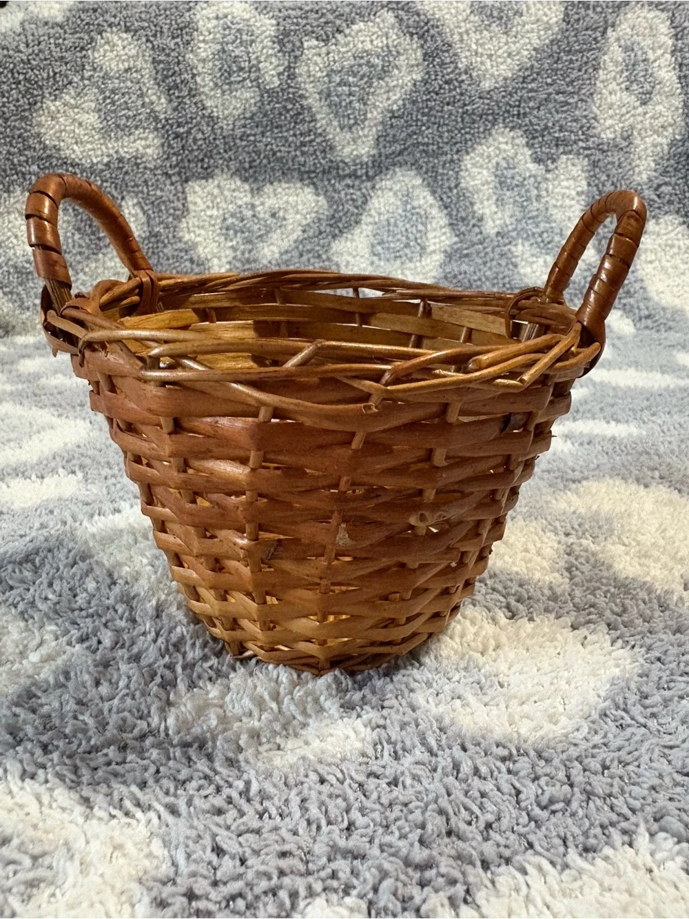 Vintage Mini Wicker Basket